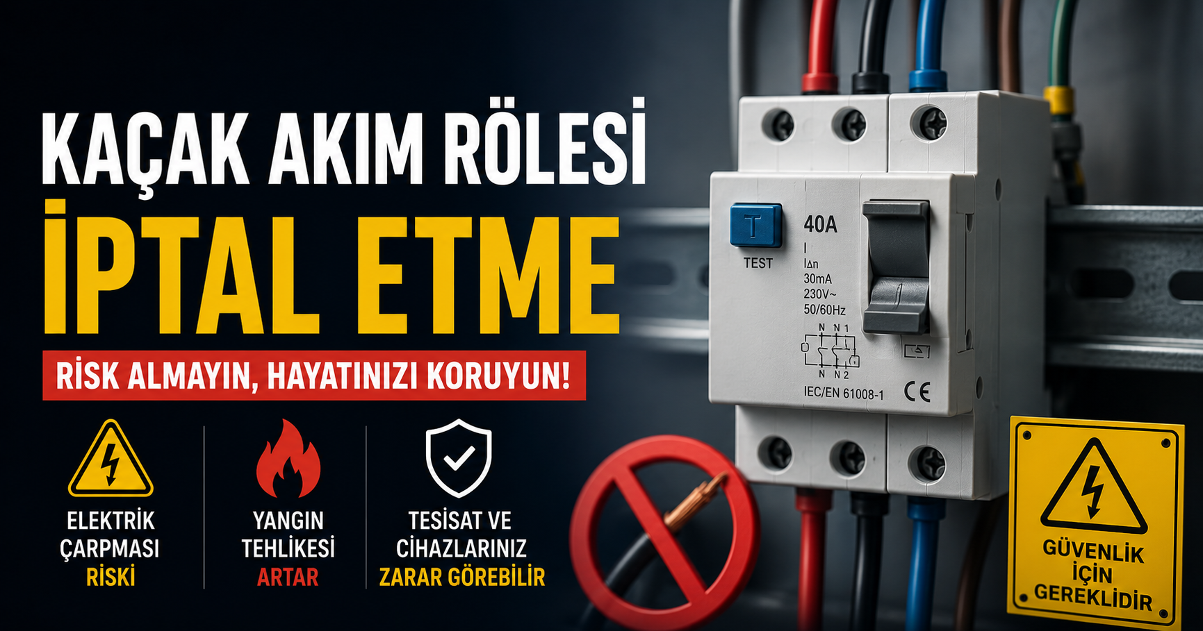 Kaçak Akım Rölesi Nasıl İptal Edilir