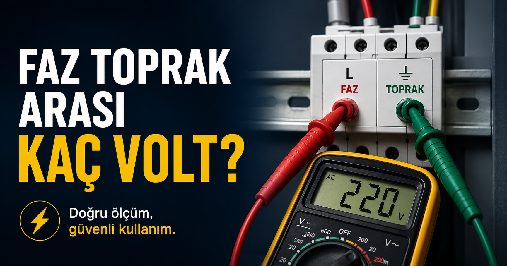 Faz Toprak Arası Kaç Volt ?