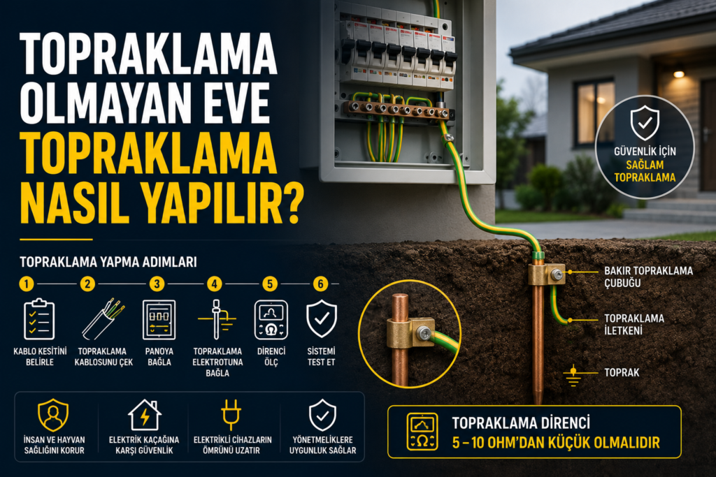 Topraklama Nasıl Yapılır ?