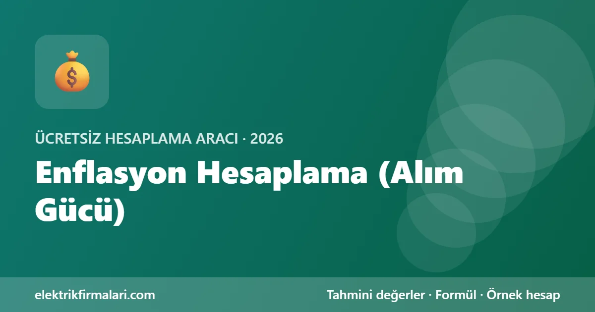 Enflasyon hesaplama aracı görseli